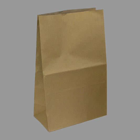 Medium (260+170x300mm) Brown Grab and Go Bags, Qty 250 Bags