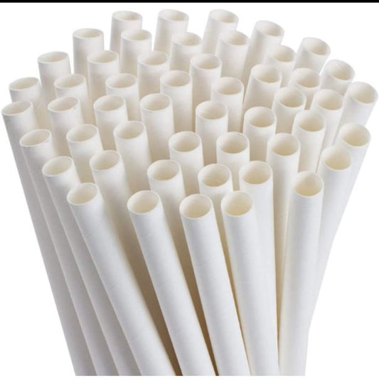 Individually Wrapped Paper Straws Qty 1500