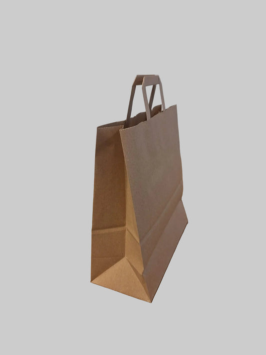 Large (360+200x370mm) Brown Take Away Bags, Qty 300 Bags